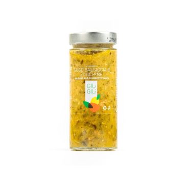 giù giù sugo salsiccia e zucchine siciliano sicilia gr.300 prezzemolo e vitale