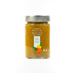 giù giù pesto basilico gr. 200 sicilia siciliano prezzemolo e vitale